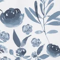 EUROFIRANY NOVA Komplet pościeli z wysokogatunkowej satyny bawełnianej MABELL z kwiatowym wzorem - 220 x 200 cm, 2 szt. 70 x 80 cm - biały 2