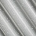 Tkanina firanowa matowa siateczka z subtelnym efektem deszczyku zakończona szwem obciążającym - 290 cm - kremowy 5