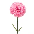GOŹDZIK kwiat sztuczny dekoracyjny - dł. 60 cm śr. kwiat 11 cm - różowy 1