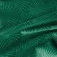 Zasłona JULIA z miękkiego welwetu z wytłaczanym geometrycznym wzorem wachlarzy - 140 x 250 cm - zielony 11