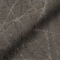 Dywanik łazienkowy NIKA z bawełny, dobrze chłonący wodę z geometrycznym wzorem wykończony błyszczącą nicią - 50 x 70 cm - grafitowy 5
