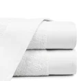 EVA MINGE Ręcznik JULITA gładki z miękką szenilową bordiurą - 50 x 90 cm - biały 1