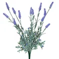 LAWENDA  bukiet, kwiat sztuczny dekoracyjny - dł. 40 cm dł. z kwiatami 30 cm dł. kwiat poj. 5 cm - fioletowy 1
