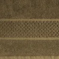 Dywanik łazienkowy CALEB z bawełny frotte, dobrze chłonący wodę - 60 x 90 cm - miodowy 4