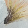 Obraz GINKO 2 ręcznie malowany na płótnie liście miłorzębu - 50 x 70 cm - beżowy 2