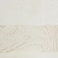 Ręcznik z żakardową bordiurą przetykany błyszczącą nitką - 70 x 140 cm - kremowy 2