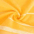 Ręcznik z bordiurą w formie sznurka - 70 x 140 cm - żółty 5