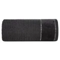 Ręcznik z welurową bordiurą przetykaną błyszczącą nicią - 50 x 90 cm - liliowy 3