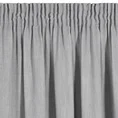 Zasłona JUDYTA z tkaniny z dodatkiem lnu z deszczykiem w stylu eko - 140 x 300 cm - srebrny 6
