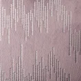 Zasłona CHILL z miękkiego welwetu ze srebrnym nadrukiem - 140 x 250 cm - pudrowy róż 8