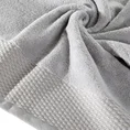 DIVA LINE Ręcznik MIKA w kolorze srebrnym, z bordiurą podkreśloną złotą nitką - 50 x 90 cm - srebrny 5