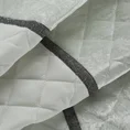 EUROFIRANY PREMIUM narzuta welwetowa KRISTIN zdobiona błyszczącą pasmanterią pikowana metodą tradycyjnego szycia - 220 x 240 cm - biały 3
