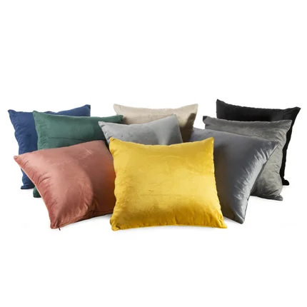 DESIGN 91 Miękka i puszysta poszewka z jednokolorowego welwetu DESIGN 91 Miękka i puszysta poszewka z jednokolorowego welwetu - 40 x 40 cm