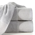DIVA LINE Ręcznik MIKA w kolorze srebrnym, z bordiurą podkreśloną złotą nitką - 50 x 90 cm - srebrny 1