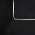 Obrus MADELE z ozdobną  listwą oraz jasnozłotą wypustką w eleganckim opakowaniu - 85 x 85 cm - czarny 6