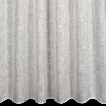 Zasłona naturalna w stylu boho z dodatkiem lnu i efektem deszczyku 140x270 cm taśma KARLI Zasłona naturalna w stylu boho z dodatkiem lnu i efektem deszczyku 140x270 cm taśma KARLI - 140 x 270 cm
