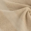 Ręcznik KAYA klasyczny z żakardową bordiurą - 50 x 90 cm - beżowy 5
