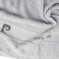 PIERRE CARDIN Ręcznik NEL w kolorze srebrnym, z żakardową bordiurą - 50 x 100 cm - srebrny 5