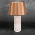 Lampa EDNA o podstawie z glinki ceramicznej - ∅ 33 x 56 cm - kremowy 1