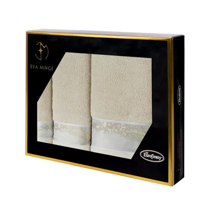 EWA MINGE Komplet ręczników MINGE 4 w eleganckim opakowaniu, idealne na prezent! EWA MINGE Komplet ręczników MINGE 4 w eleganckim opakowaniu, idealne na prezent! - 46 x 36 x 7 cm