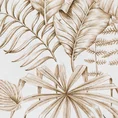 Zasłona SABA z miękkiego welwetu z nadrukiem egzotycznych liści - 140 x 270 cm - biały 16