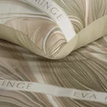 EVA MINGE Komplet pościeli SOPHIA z najwyższej jakości makosatyny bawełnianej z designerskim nadrukiem i logo - 220 x 200 cm - biały 6