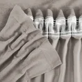Zasłona DORA z gładkiej i miękkiej w dotyku tkaniny o welurowej strukturze - 140 x 180 cm - brązowy 8