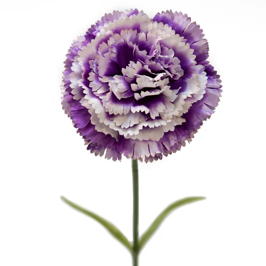 GOŹDZIK kwiat sztuczny dekoracyjny - ∅ 11 x 60 cm - fioletowy