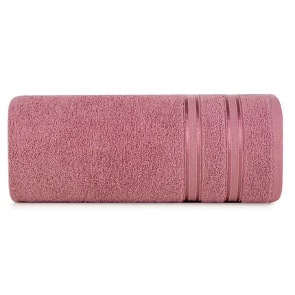 Ręcznik MANOLA z bordiurą podkreśloną żakardowymi paseczkami Ręcznik MANOLA z bordiurą podkreśloną żakardowymi paseczkami - 30 x 50 cm