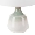 Lampka ceramiczna LIANA w stylu boho z efektem ombre - 27 x 27 x 41 cm - kremowy 7