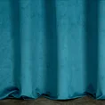Zasłona LILI z falującym wytłaczanym  wzorem - 140 x 250 cm - niebieski 3