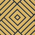 NOVA PRINT Komplet pościeli NIKA z satyny bawełnianej z motywem geometrycznym - 220 x 200 cm - musztardowy 2