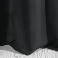 Zasłona jednokolorowa RITA z gładkiej tkaniny - 140 x 250 cm - czarny 3