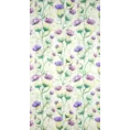 Zasłona EMILLY z malowanym wzorem ostów z lekkiej matowej mikrofibry - 140 x 250 cm - biały 5