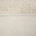 EWA MINGE Ręcznik KARINA w kolorze beżowym, zdobiony aplikacją z cyrkonii na miękkiej szenilowej bordiurze - 50 x 90 cm - beżowy 2