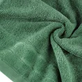 Ręcznik DAMLA z welurową bordiurą - 50 x 90 cm - zielony 5