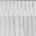 Firana ALISA na okno balkonowe z falbanami i podpięciami - 360 x 250 cm - biały 4
