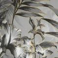 NOVA PRINT Komplet pościeli NIKA 09 z satyny bawełnianej z motywem egzotycznych storczyków - 160 x 200 cm - wielokolorowy 2