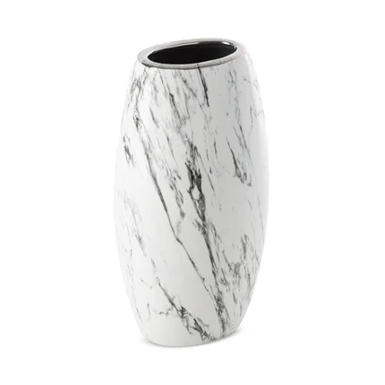 Wazon ceramiczny SANA z marmurkowym wzorem Wazon ceramiczny SANA z marmurkowym wzorem - 13 x 9 x 25 cm