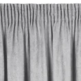 DIVA LINE Zasłona welwetowa AMAYA z drobnym strukturalnym wzorem - 140 x 250 cm - popielaty 4