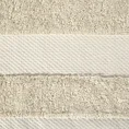 ELLA LINE Ręcznik ANDREA w kolorze beżowym, klasyczny z tkaną bordiurą o wyjątkowej miękkości - 50 x 90 cm - beżowy 2
