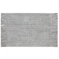 Dywanik łazienkowy LANA z miękkiej melanżowej tkaniny z frędzlami - 50 x 70 cm - szary 2