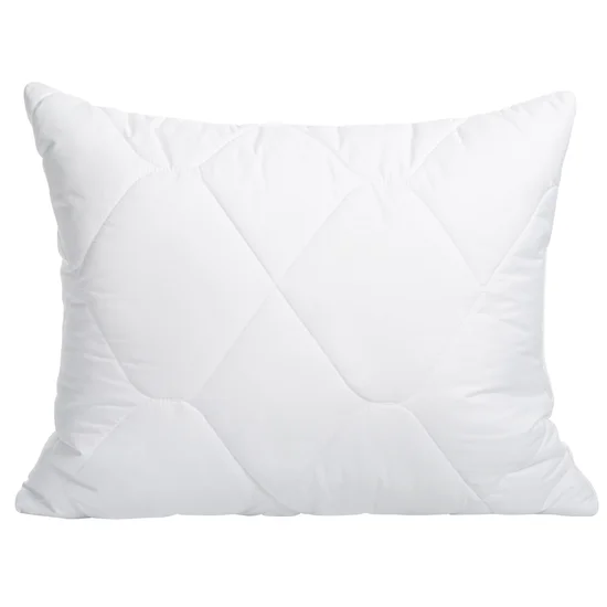 DESIGN 91 Antyalergiczna poduszka SILVER COLLECTION z wypełnieniem z elastycznych  włókien poliestrowych - 50 x 60 cm - biały