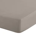 DESIGN 91 prześcieradło SOFT z mikrowłókna z gumką - 100 x 200 x 25 cm - jasnoszary 1