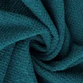 Ręcznik z welurową bordiurą przetykaną błyszczącą nicią - 30 x 50 cm - turkusowy 5