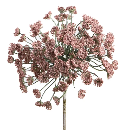 KOPER OZDOBNY kwiat sztuczny dekoracyjny - ∅ 20 x 34 cm - różowy