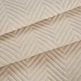 EUROFIRANY PREMIUM Narzuta LEN z tkaniny o strukturze lnu pikowana w wzór jodełki - 170 x 210 cm - kremowy 5