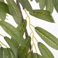 GAŁĄZKA OZDOBNA ZWISAJĄCA z drobnymi liśćmi, kwiat sztuczny dekoracyjny - 116 cm - zielony 2