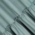 Zasłona LENA z falbaną z tkaniny o płóciennym splocie - 140 x 300 cm - miętowy 12