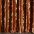 Tkanina zasłonowa z welwetu z marmurkowym wzorem - 300 cm - rudy 2